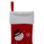 19" Red and White Embroidered Snowmen Letter to Santa Christmas Stocking