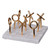 6.25" White and Gold Unique Modern Style Tic Tac Toe Game