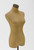61"Beige and Brown Modern Adult Body Form with Cast Iron Pedestal Base