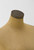 61"Beige and Brown Modern Adult Body Form with Cast Iron Pedestal Base