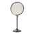 19" Brown Industrial Adjustable Round Mirror Stand