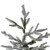 7.5' Pre-Lit Medium Flocked Winfield Fir Artificial Christmas Tree - Warm White LED Lights