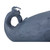 Set of 2 Blue and White Flat Base Whale Statuaries 18" - 33407938