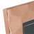 8.5" Textured Rectangular 4" x 6" Photo Picture Frame - Rose Gold