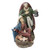 14" Green and Brown Silent Night Holy Family Nativity Christmas Figurine