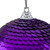 Purple Sequin Shatterproof Ball Christmas Ornament 3"