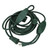 25' Stanley 3-Outlet Green Heavy Duty Outdoor Grounded Landscaping Projector Cord
