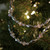 Set of 3 Silver and Clear Beaded Artificial Christmas Garland Swag - Unlit