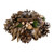 7.25" Winter Foliage, Pine Cone and Berry Artificial Christmas Candle Holder