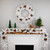 Pre-Lit Snow White Artificial Christmas Garland - 9' x 8" - Clear Lights