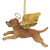 4" Flying Golden Retriever Dog Angel Christmas Ornament