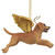4" Flying Golden Retriever Dog Angel Christmas Ornament