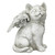 10" Large Heaven Sent Memorial Cat Outdoor Statue