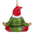 3" Meditating Gnome  Hand Painted Holiday Ornament