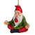 3" Meditating Gnome  Hand Painted Holiday Ornament