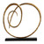 19” Oma Twisted Gold Sculpture - 33379413