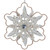 Northlight 5.25" Gold Glitter Winter Snowflake Christmas Ornament - TR01869 B