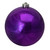 Shiny Purple Shatterproof Christmas Ball Ornament 6" (150mm)