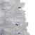 2' Pre-Lit White Pine Artificial Christmas Tree - Blue Lights