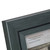 9.25" Classical Rectangular 4" x 6" Photo Picture Frame - Gray and Black