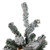 7.5' Pre-Lit Full Flocked Natural Emerald Artificial Christmas Tree - Warm Clear Lights
