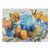 15.75" LED Flickering Candles and Flowers Glass Candles Canvas Wall Art