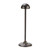 14" Brown Contemporary Polished Industrial Hat Stand
