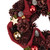 Red Stars and Pine Cone Artificial Christmas Wreath - 12.5-Inch, Unlit