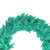Pre-Lit Teal Green Ashley Spruce Artificial Christmas Wreath, 36-Inch, Clear and Green Lights