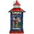 Red, White and Black Snowman “Let It Snow” Christmas Lantern 12.75”