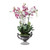 28" Potted Artificial Pink Orchid Flower Arrangement