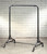 55.5" Charcoal Black Contemporary Industrial Clothing Rack