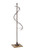 73" Brown Rotating Purse Tree with Display Hooks