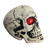 18" Skull Head with LED Lighted Eyes Halloween Decoration