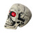 18" Skull Head with LED Lighted Eyes Halloween Decoration