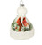 4.25" White and Red Snow Hat with Cardinals Christmas Ornament