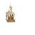 12" Brown and Red LED Lighted Musical Nativity Scene Christmas Ornament