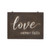 Brown and Beige Galvanized I Love You More Wall Art 17.3" x 1"