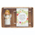 3" White and Green Religious Themed Angel Figurine with Blessing Card Gift Set (Pack of 2)