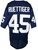 Rudy Ruettiger Signed Custom College Football Jersey Never Quit Insc JSA ITP