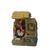 14" Brown and Gray Holy Family Religious Nativity Fountain with Lamp Tabletop Christmas Decoration