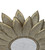 29" Bronze Metallic Layered Sunflower Oversized Wall Mirror