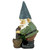 12" Water Pumping Gnome Hand Painted Outdoor Garden Statue