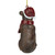4" Sitting Pitbull Dog Christmas Ornament