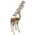 38.5" Deer Antler Cascading Falls Metal Outdoor Garden Sculptural Fountain