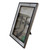 12" Black and Silver Glass Mirror Encased Photo Frame for 8" x 10" Photo