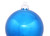 Shiny Blue Drilled Shatterproof Christmas Ball Ornament 2.75" (70mm)