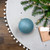 Holographic Glitter Shatterproof Christmas Ball Ornament - Turquoise Blue - 4" (100mm)