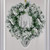 Flocked Somerset Spruce Artificial Christmas Wreath - 24-Inch, Unlit