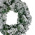 Flocked Somerset Spruce Artificial Christmas Wreath - 24-Inch, Unlit